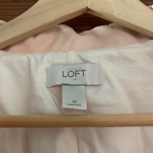 Loft jacket, light pink blush lined jacket - Picture 4 of 4